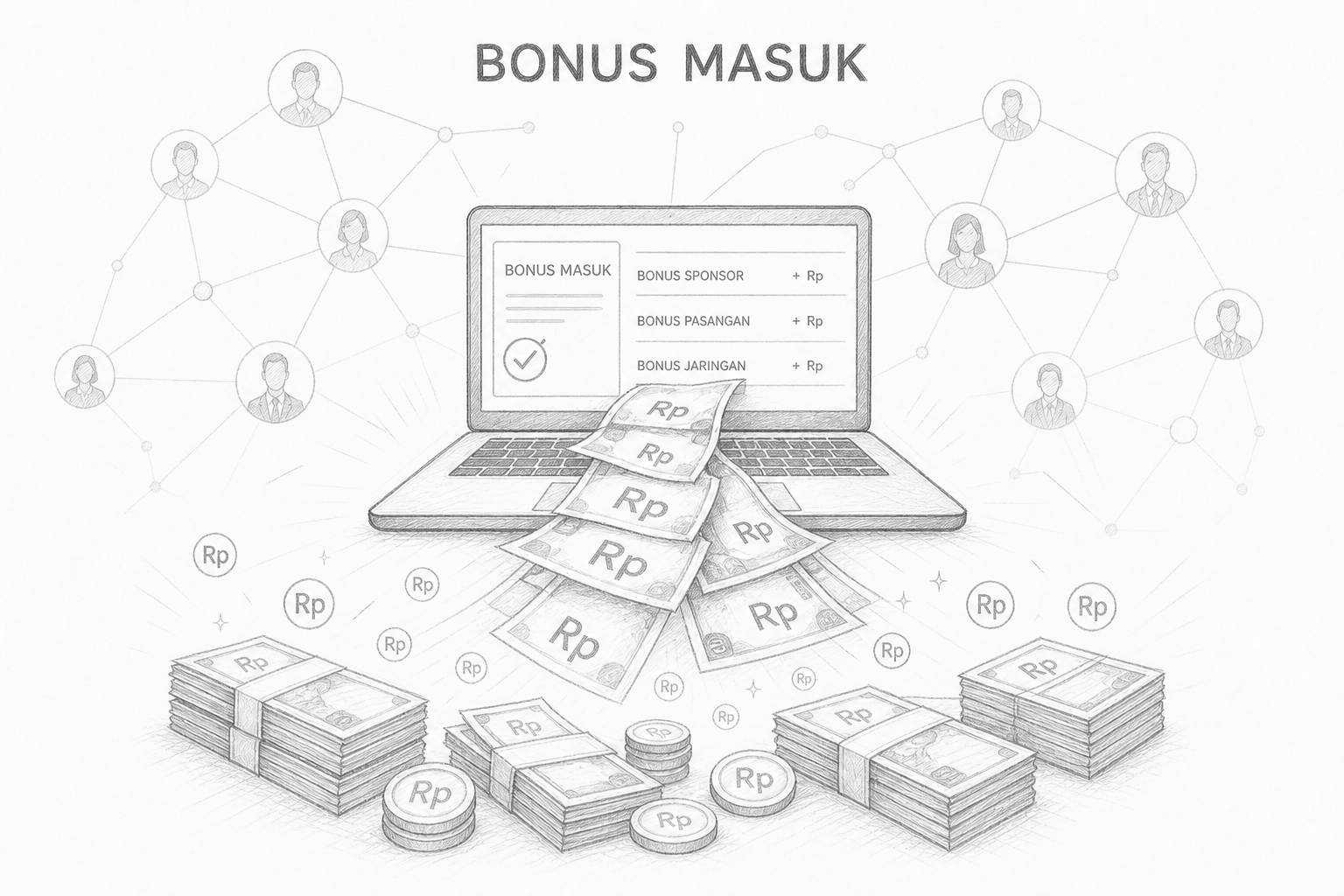 Ilustrasi bonus jaringan
