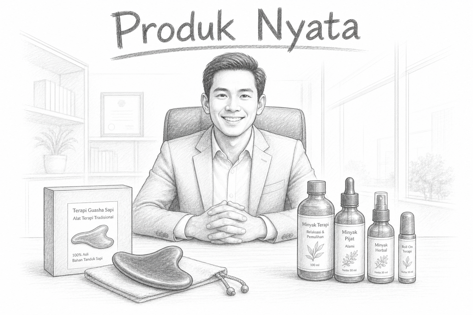 Ilustrasi produk dan repeat order